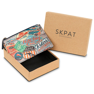 Cartera Tarjetero Skpat Dundee Azul Marino