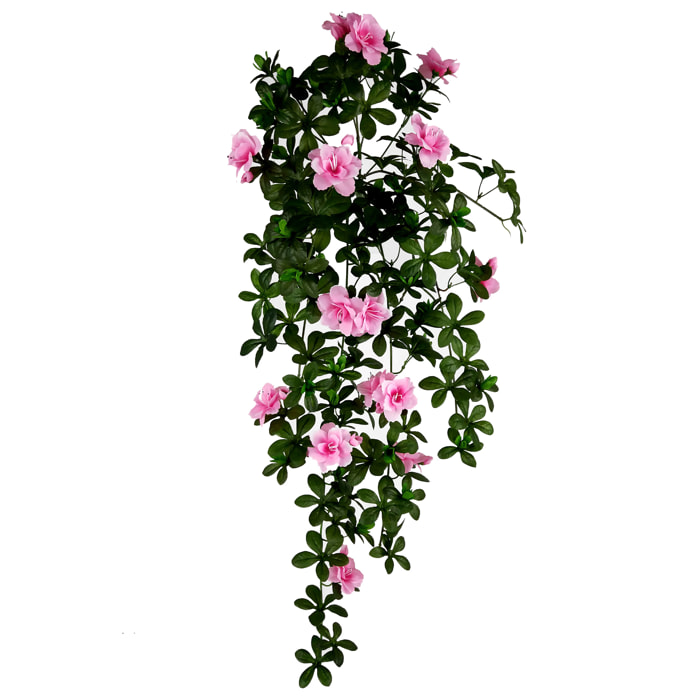 Azalea Pendente 80 Cm - Pezzi 2 - 46X80X46cm - Colore: Rosa - Bianchi Dino - Fiori Artificiali