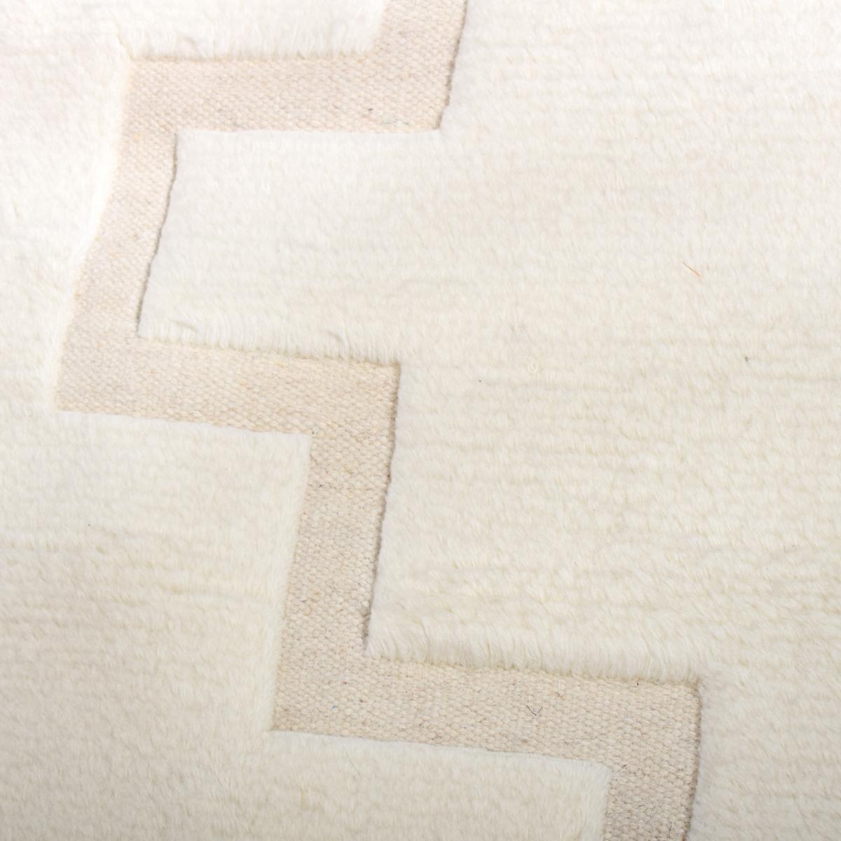 Authentique tapis Noué main en relief en laine