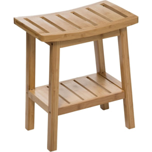 Taburete de bambú verde armonía