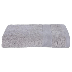 Drap de douche "Essentiel" - coton 450 gr/m² - gris taupe 70x130 cm