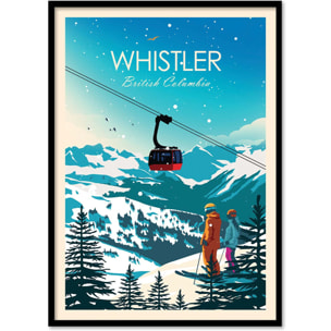 Affiche - Whistler British Columbia - Studio Inception