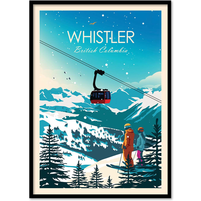 Affiche - Whistler British Columbia - Studio Inception