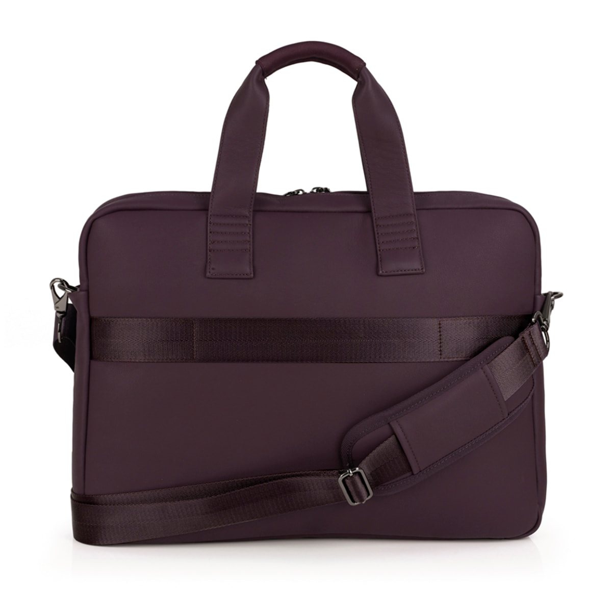Maletín Gabol Pause con compartimento para portátil de 15.6" color burdeos