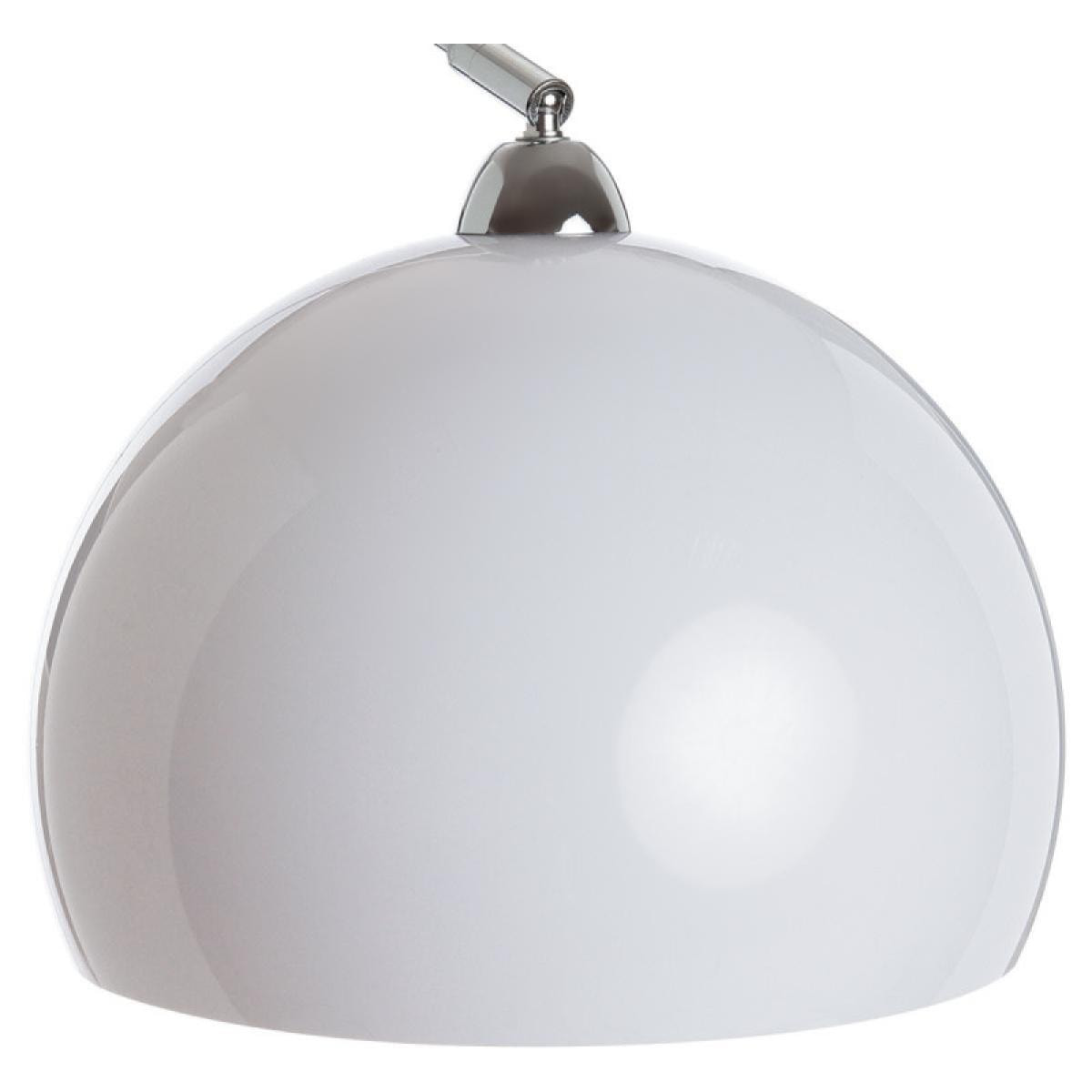 Lampadaire abat-jour blanc en boule Hauteur 185 cm Atmosphera