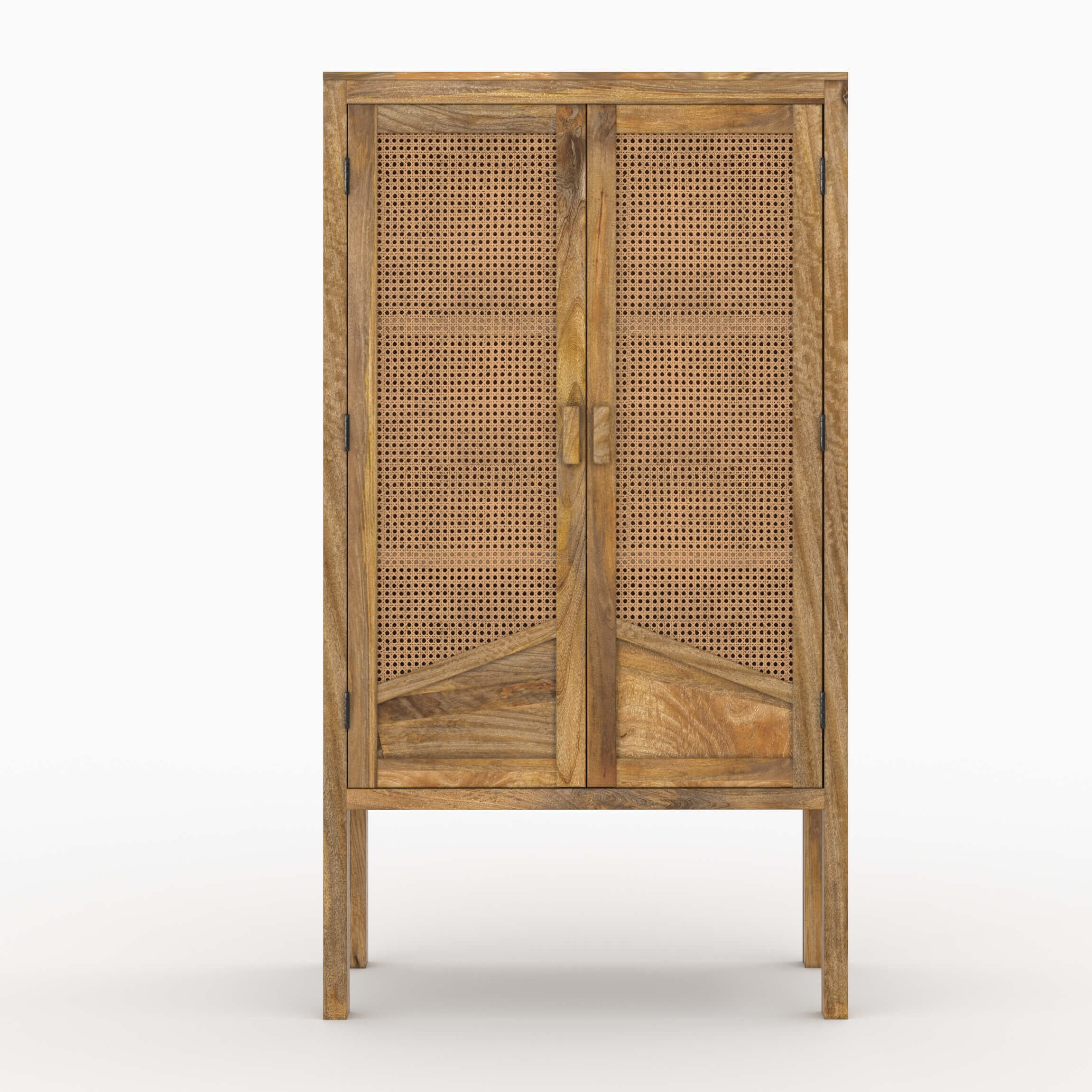 Ensemble commode et armoire en bois - Tiki