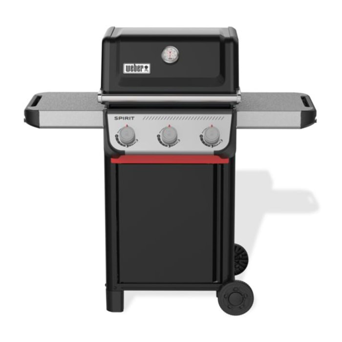 Barbecue gaz WEBER Spirit E-310 black 3 brûleurs sur chariot 52x45 cm