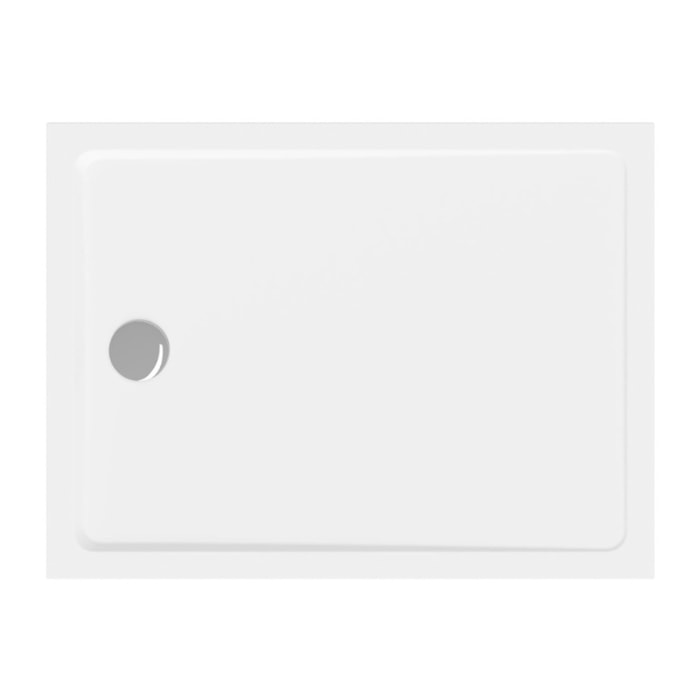 Project by Siko Receveur de douche rectangulaire 120x90 cm marbre coulé, blanc (SATSVPRO12090)