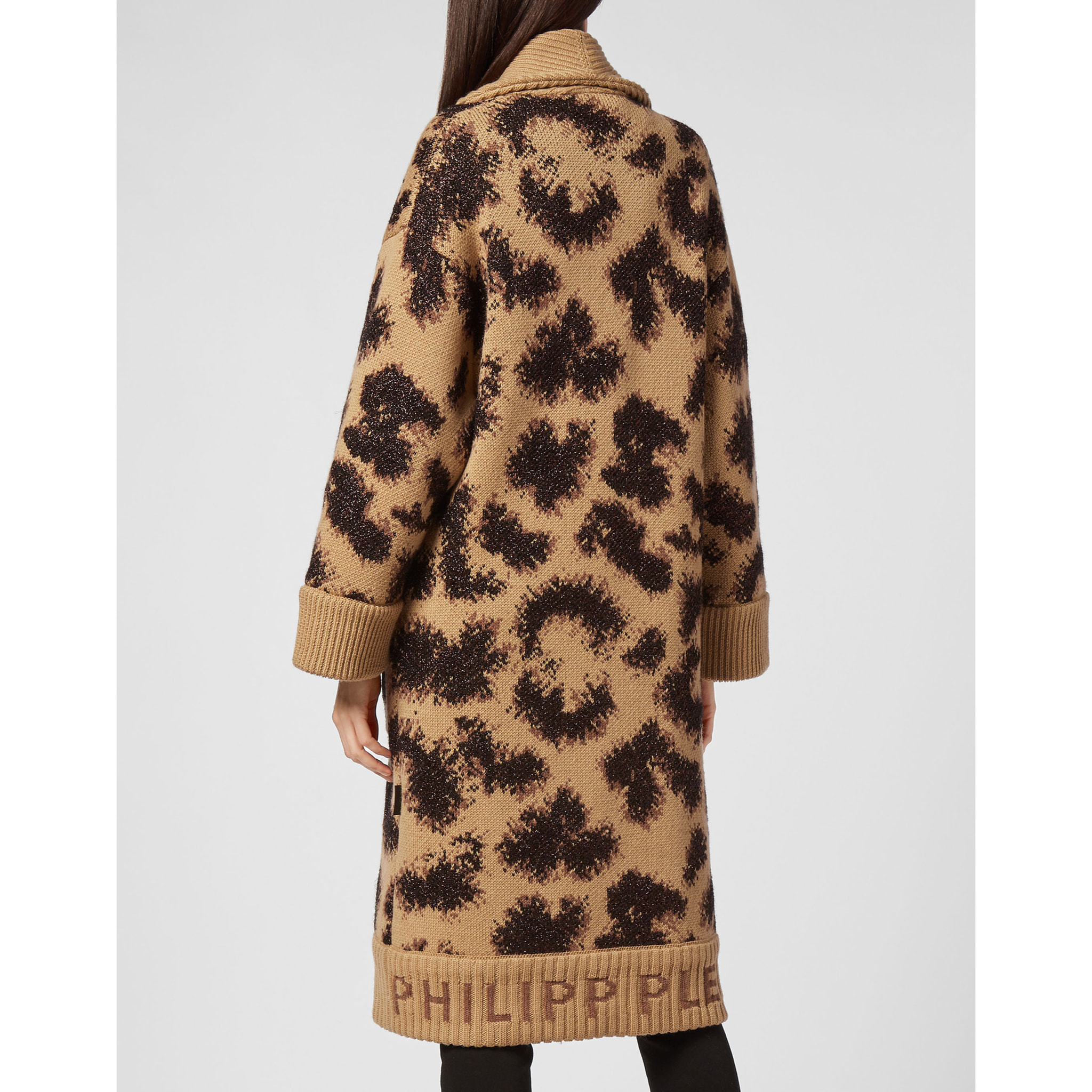 PHILIPP PLEIN Cárdigan LEOPARD