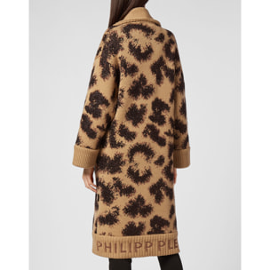 PHILIPP PLEIN Cárdigan LEOPARD