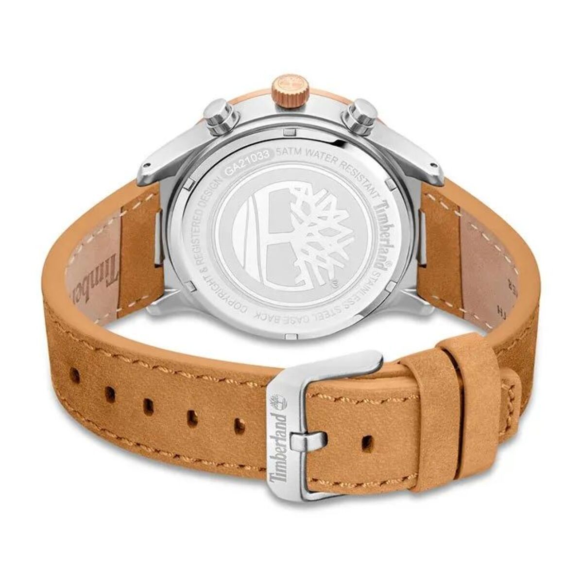 Reloj Timberland TDWGA2103302 Hombre Analogico Cuarzo con Correa de Cuero