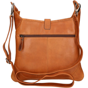 Borsa a tracolla  da uomo In Vera pelle Made in Italy 30x26x2 cm