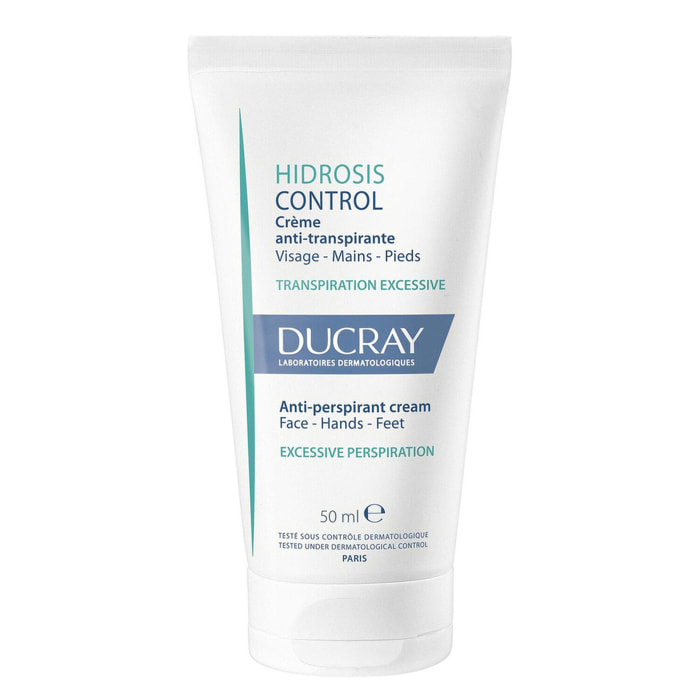 Hidrosis Control - Crème Visage, Mains et Pieds Anti-Transpirante 50 ml
