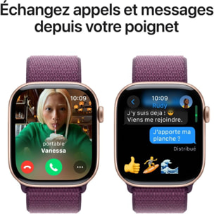 Montre connectée APPLE WATCH Serie 1046mm Alu/Or Rose Loop