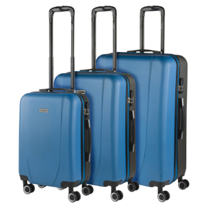 Maleta Itaca Tiber Set De 3 Unidades Azul-Antracita