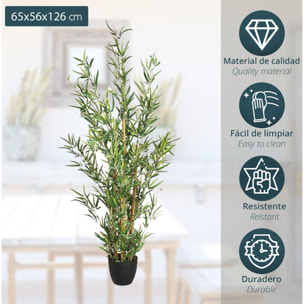 Bambú artificial en maceta Altura 120- Atmosphera