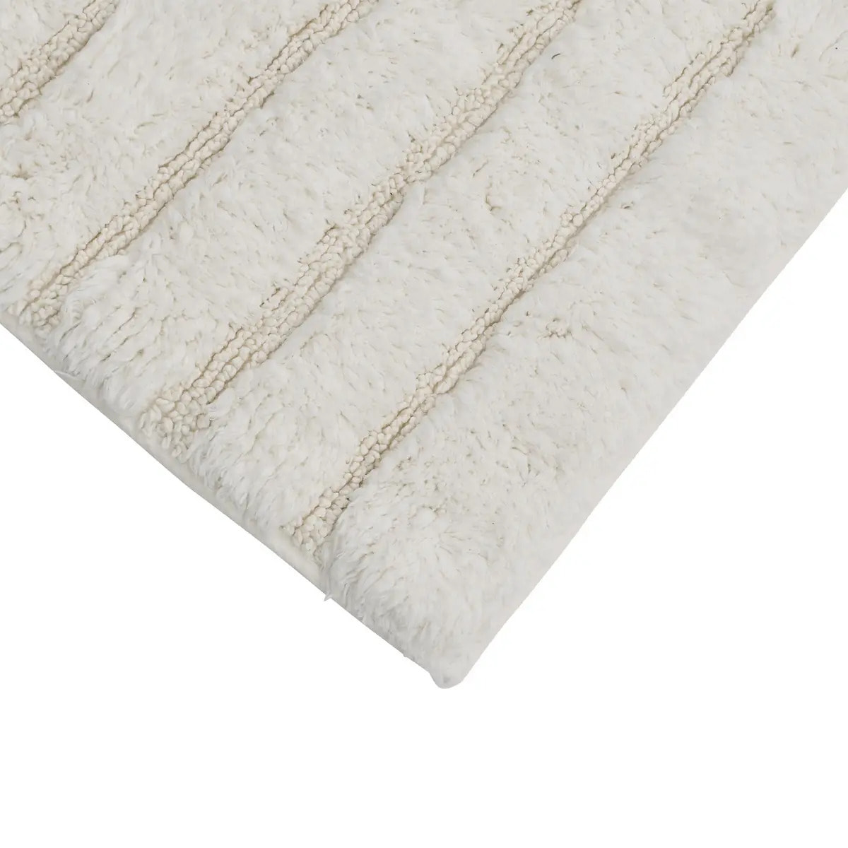 Tapis Solis rectangulaire 50x75cm blanc
