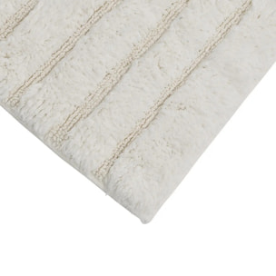 Tapis Solis rectangulaire 50x75cm blanc
