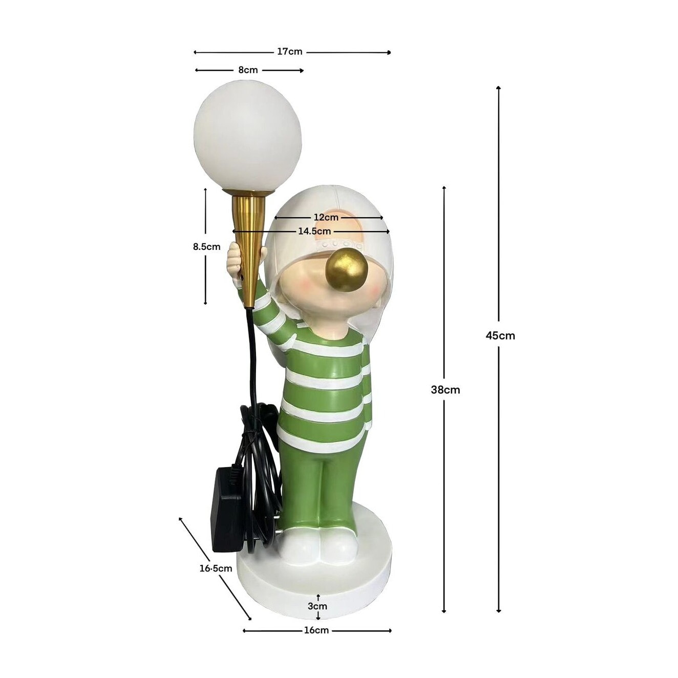 Lampe garçon chewing-gum Kare Design