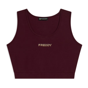 Top sportivo da donna con retro vogatore