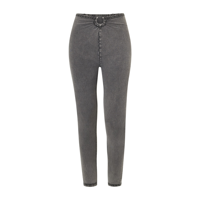 Jeggings WR.UP 7/8 superskinny vita alta con anello