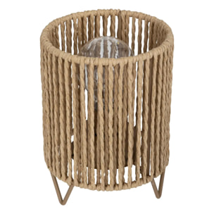 Lampe en papier naturel Ida H17cm