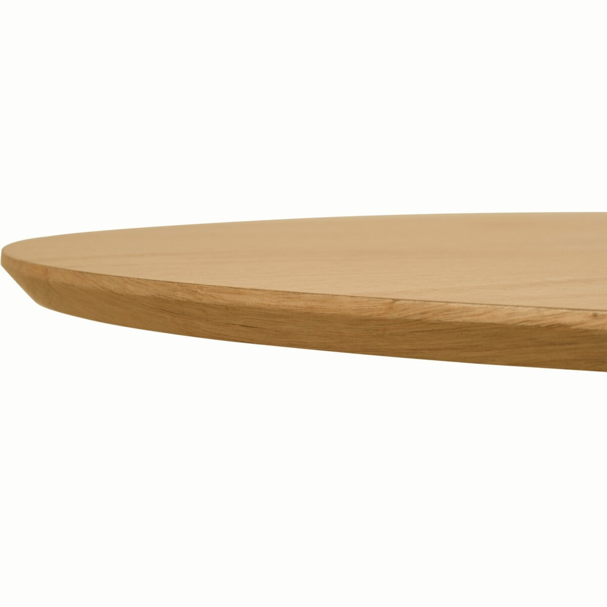 Table basse ronde en bois piètement cannelé - ADA