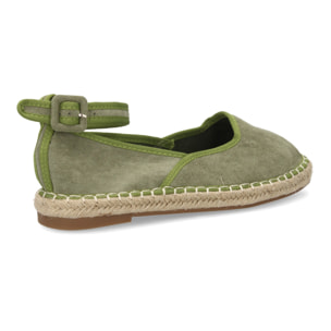 Alpargatas planas para mujer con cintas al tobillo