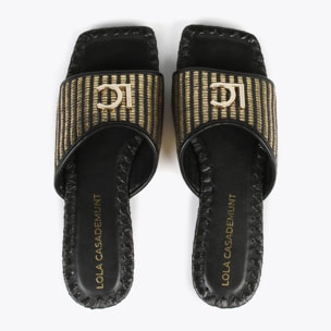 Sandali bassi metallizzati