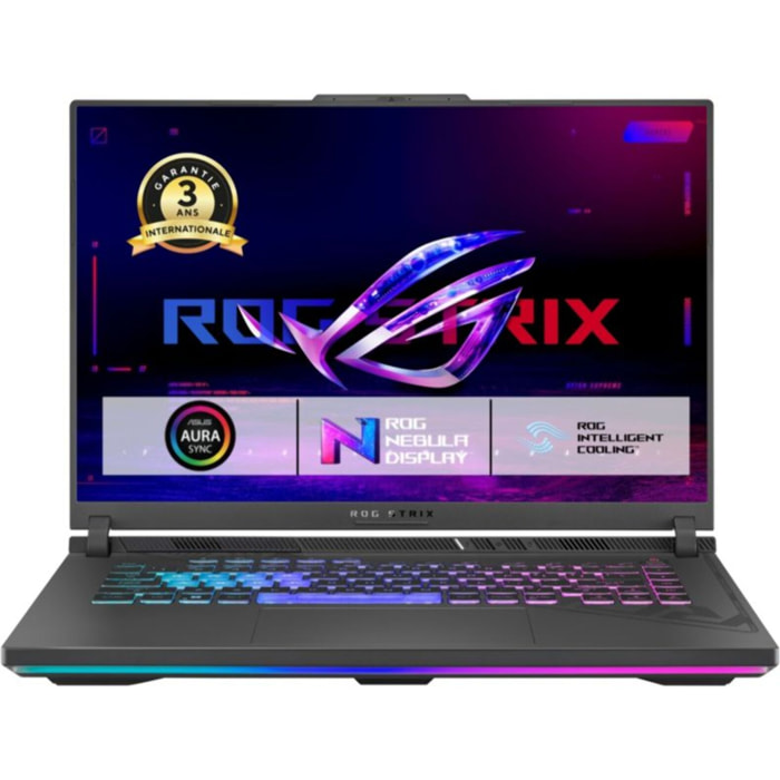 PC Gamer ASUS Rog Strix 16" WUXGA 165Hz AMD Ryzen 9 8940HX Nvidia GeForce RTX 5070 Ti 32 Go RAM DDR5 SSD 1 To