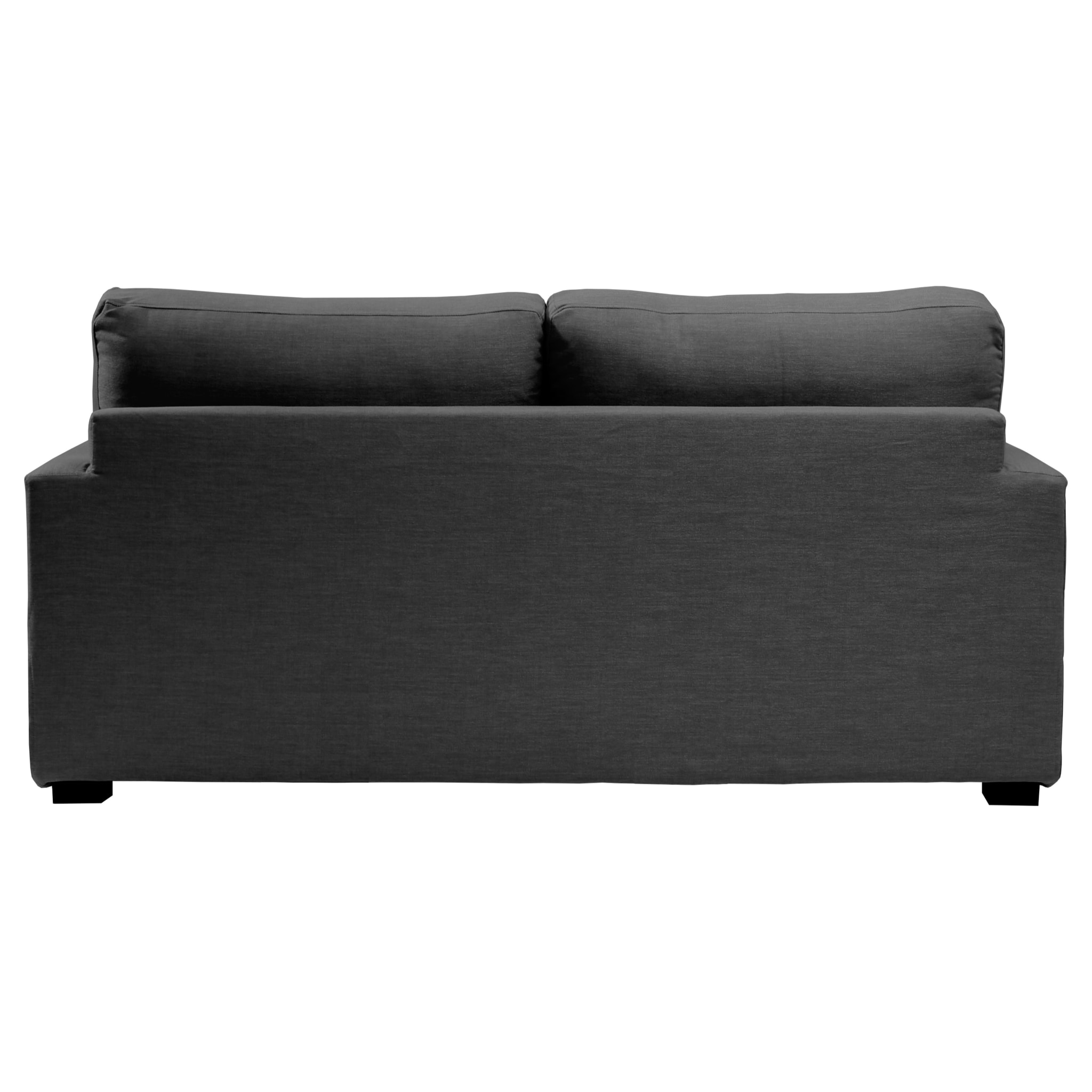 Canapé convertible 6 cm LYS 3 pl 175 cm tissu Tradition Anthracite - Fabriqué en France