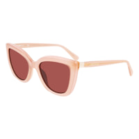 Jimmy Choo - lunettes de soleil - rose - Couleur des verres : rouge - indice solaire : protection UV