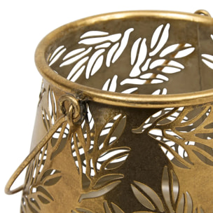 Lanterne Belli doré 17x15,2cm