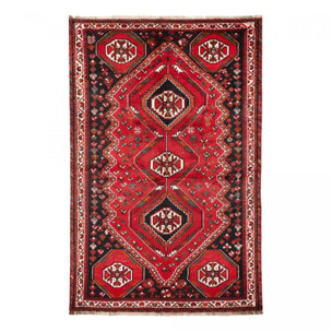 Tapis d'orient au motif oriental, noué à la main en laine