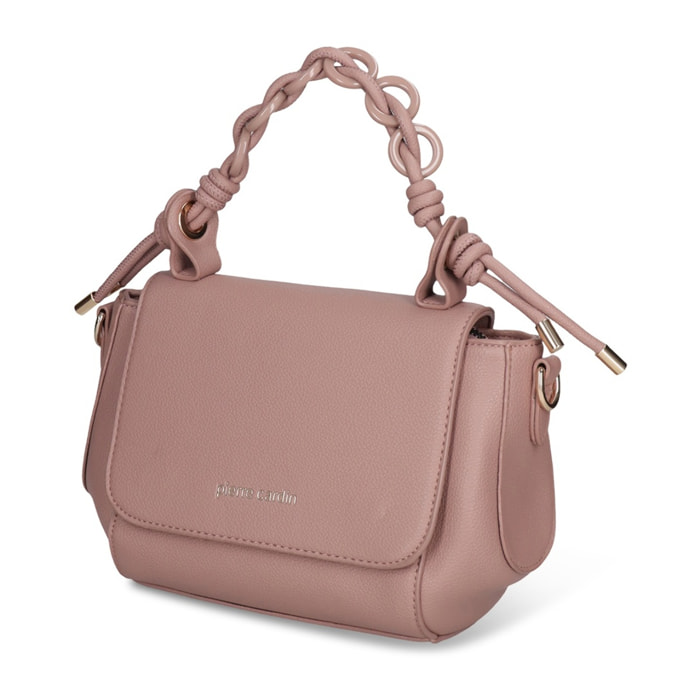 Borsa a mano da donna - Modello Celeste Chic - Pelle vegana PU - 25.0 x 15.0 x 11.0 cm