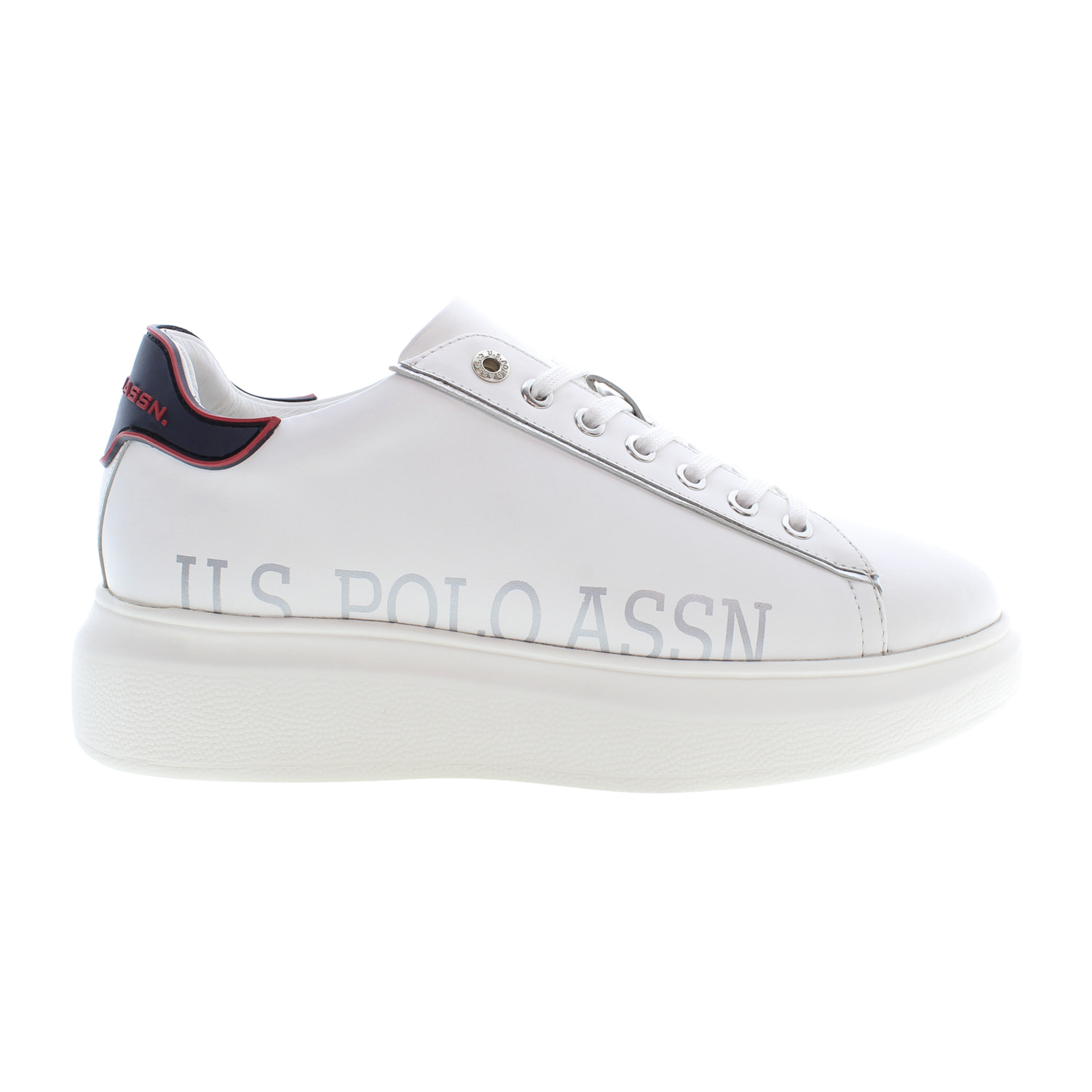 Sneakers U.S. Polo Assn White Medieval Blue