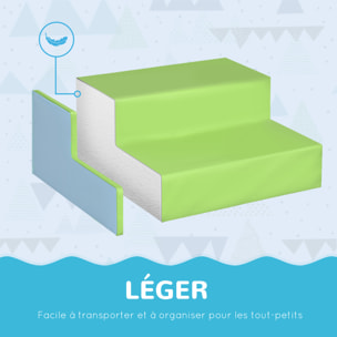 6 blocs de construction en mousse XL - modules de motricité - jouets éducatifs - certifiés normes EN71-1-2-3 - mousse EPE revêtement PU multicolore