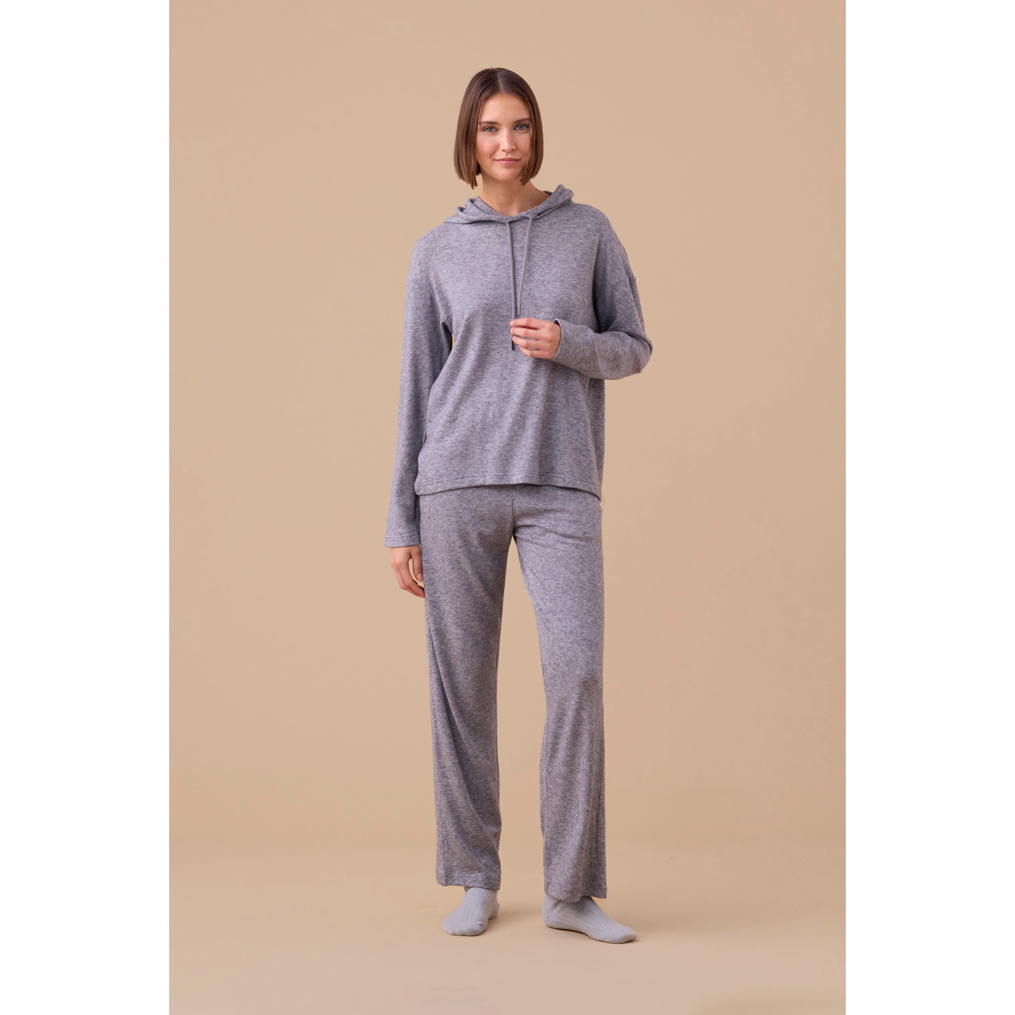 Completo loungewear donna in maglia articolo vienna Noidinotte