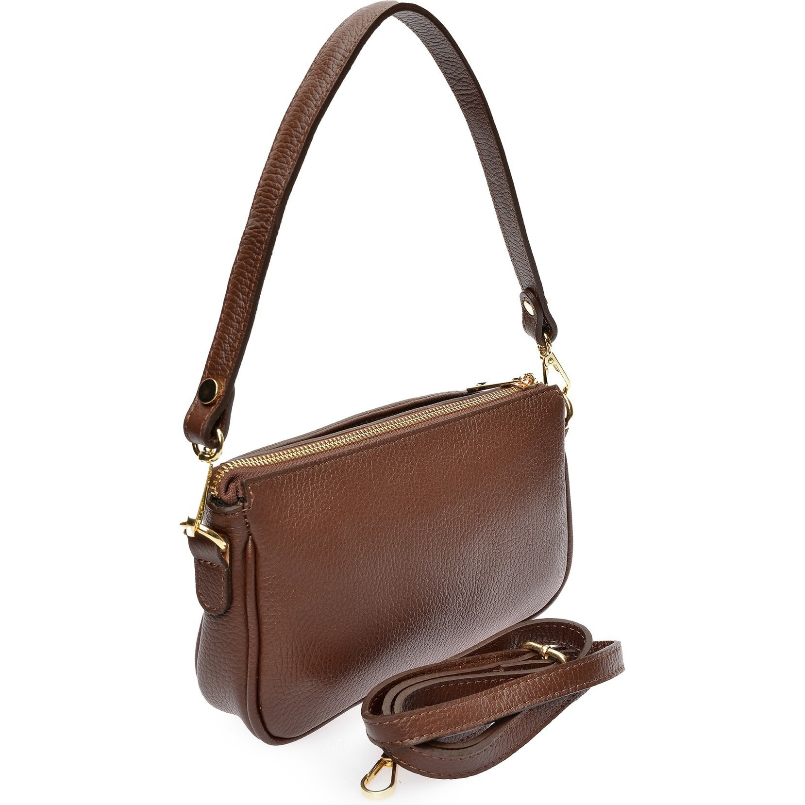 Borsa a mano Anna Luchini Marrone