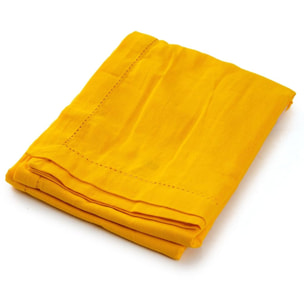 Tovaglia in cotone ajour elegante e raffinata, tessuto morbido e resistente, ideale per tavola quotidiana e occasioni formali, design versatile e curato, facile da lavare e stirare, certificata sicura per uso alimentare