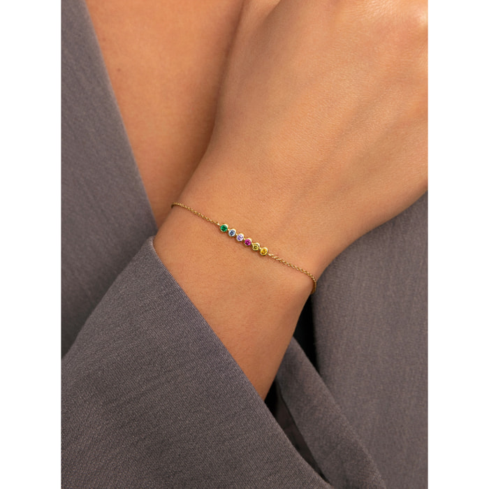 Pulsera Orbit Baño Oro