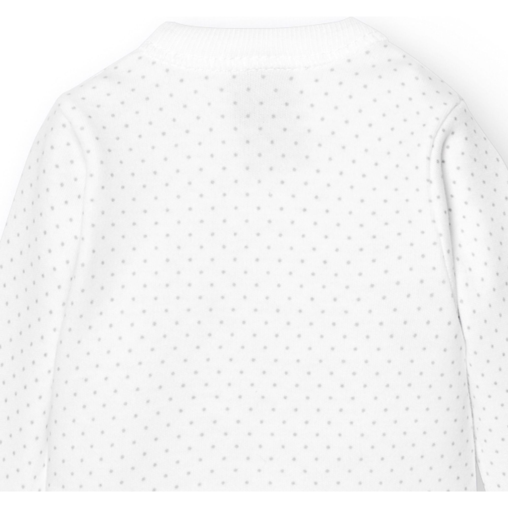 Body cruzado bebé manga larga topos