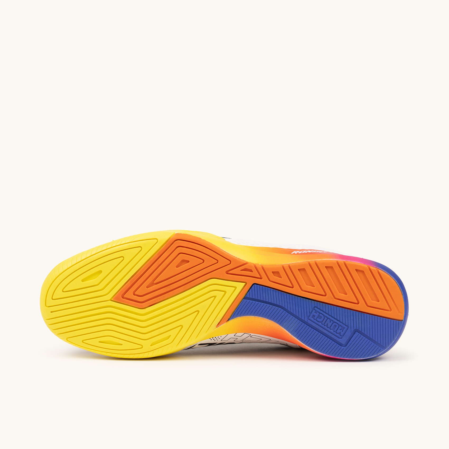 MUNICH RONDO 21 Zapatillas de Fútbol Sala Diseño Futurista Blanco y Multicolor