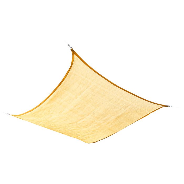 Tenda Parasole a Vela Rettangolare Shazail InnovaGoods 2 x 3 m - Beige