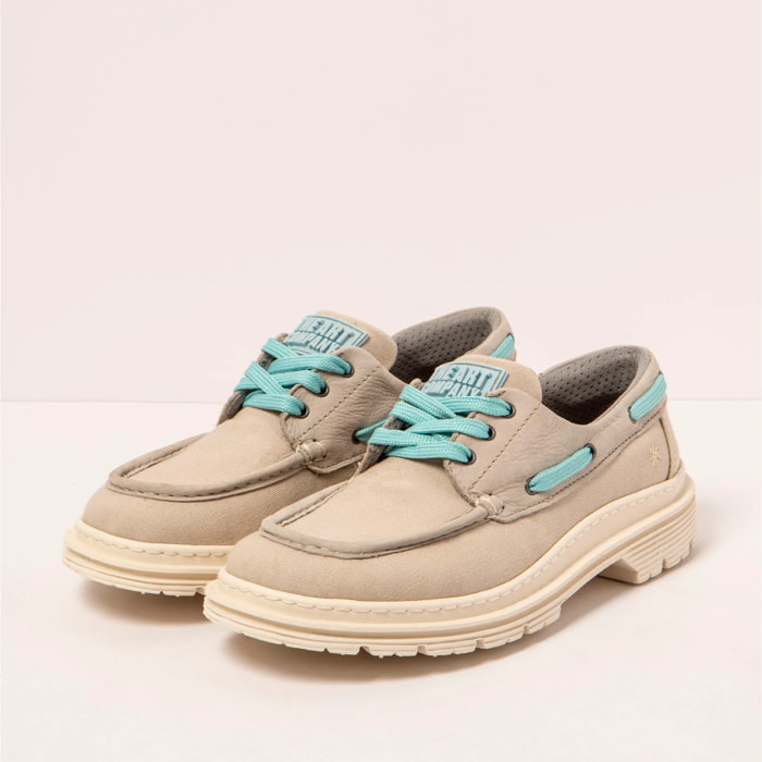 Zapatos 1901 NOBUCK-CANVAS BONE/ BIRMINGHAM color Bone