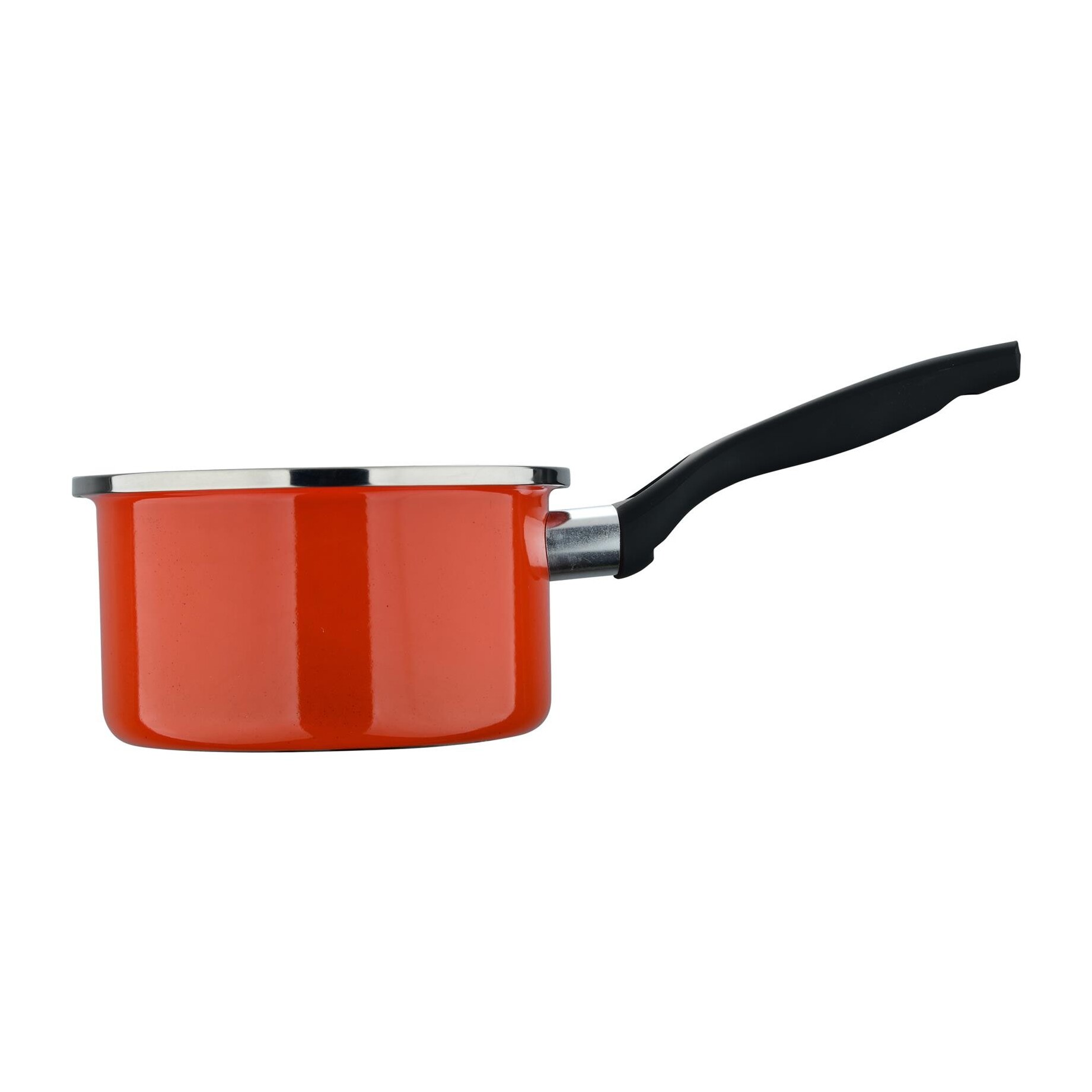 Cazo ø16 cm acero al carbono en color naranja, antiadherente y resistente expert valencia san ignacio