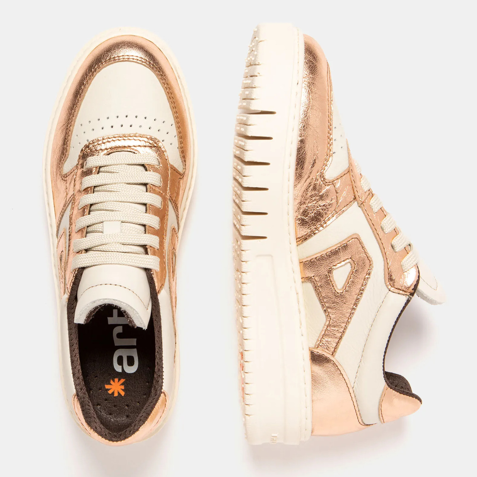 Zapatillas 1777 NAPPA CREAM-ROSA/BELLEVILLE color Cream-rosa