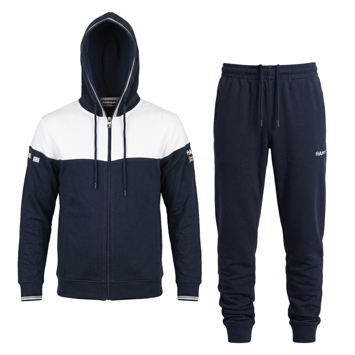 Tuta Uomo ADMIRAL Cotone Leggero Primavera Full Zip