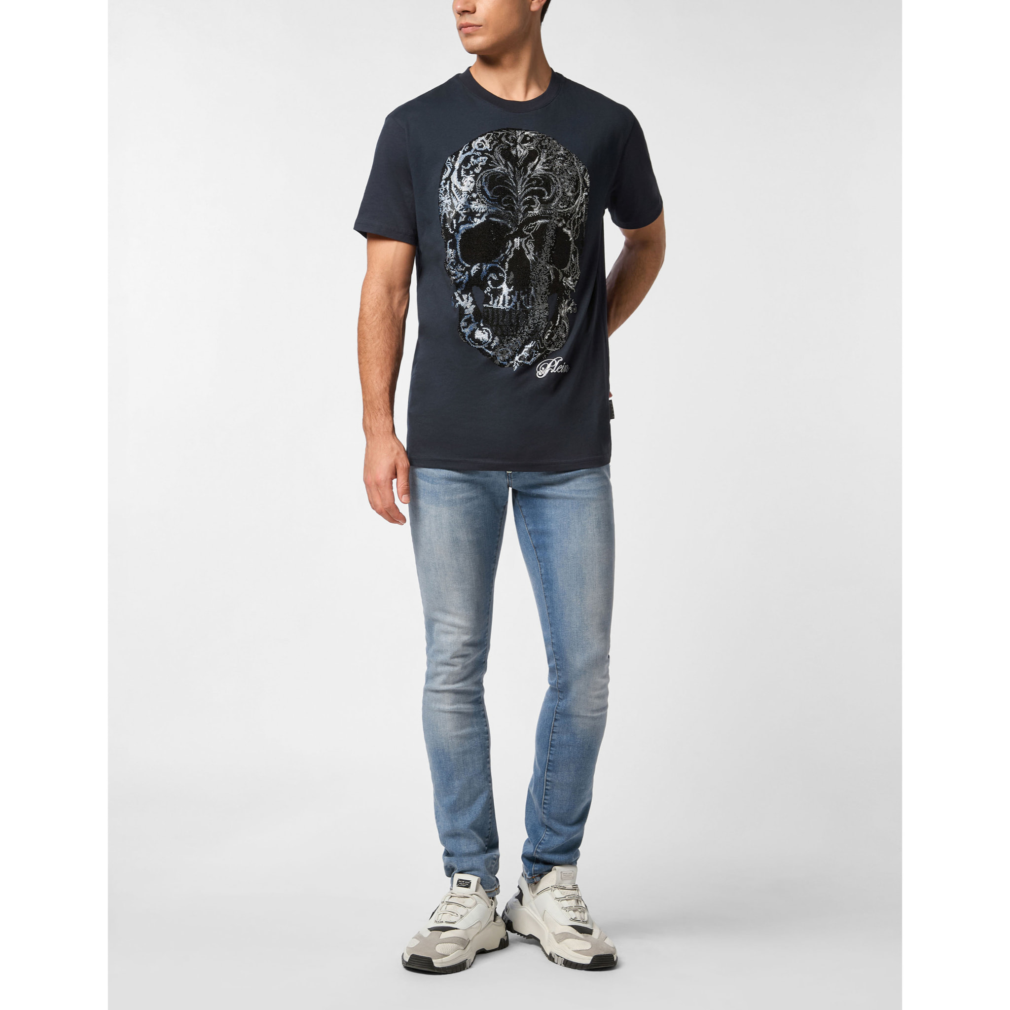 PHILIPP PLEIN Camiseta Cuello Redondo Ss SKULL