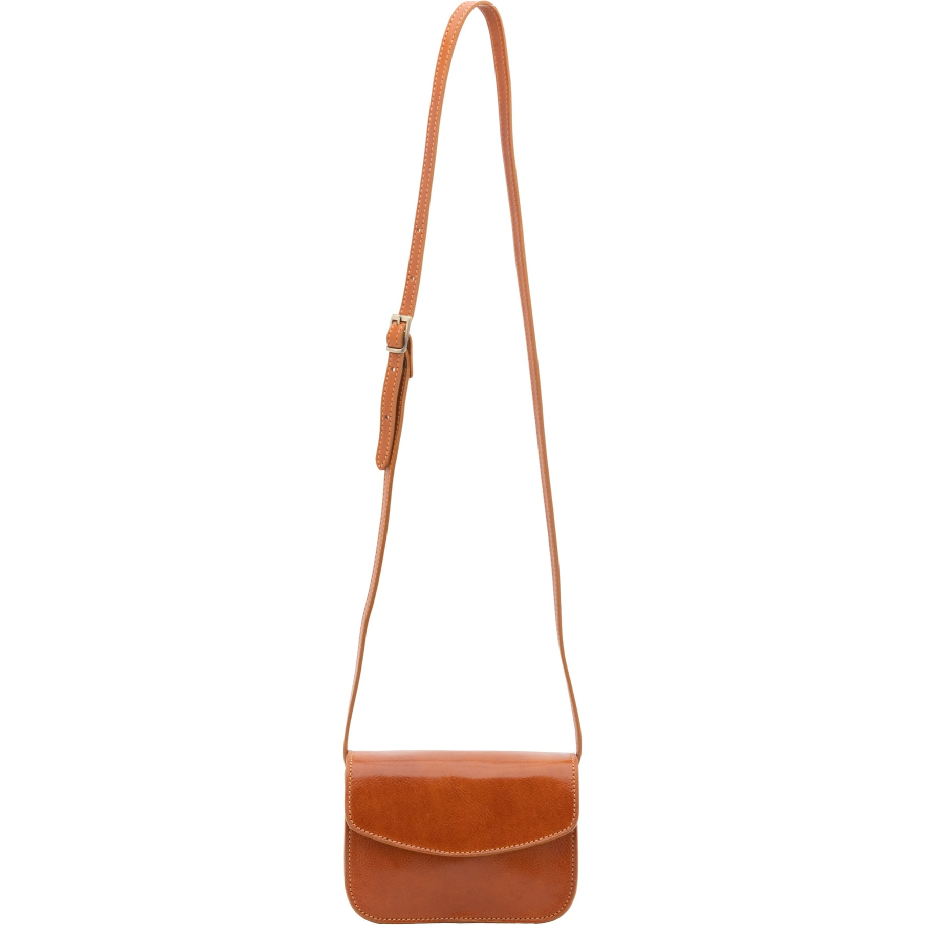 Borsa a tracolla da donna - Modello False - Vera pelle - 19.0 x 13.0 x 9.5 cm